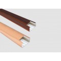Wood Colour Covered Cable Trunkings